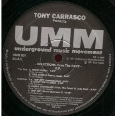 Tony Carrasco - Tony Carrasco - Selections From The Rave EP - UMM