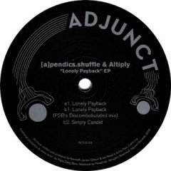 Apendics Shuffle & Altiply - Apendics Shuffle & Altiply - Lonely Payback EP - Adjunct