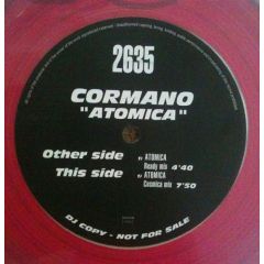 Cormano - Cormano - Atomica - More Vinyl