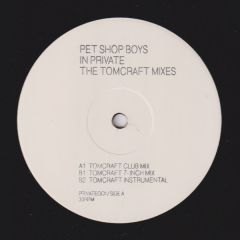 Pet Shop Boys - Pet Shop Boys - In Private (Tomcraft Remixes) - Parlophone