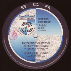 Eurotrance Dance - Eurotrance Dance - Shake Em Down - Beat Club