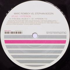 Marc Romboy Vs Stephan Bodzin - Marc Romboy Vs Stephan Bodzin - Atlas - Systematic