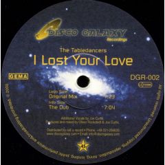 The Tabledancers - The Tabledancers - I Lost Your Love - Disco Galaxy Recordings