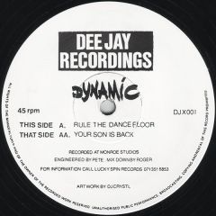 Dynamic - Dynamic - Rule The Dancefloor - Dee Jay