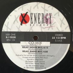 Co-Mix Featuring Y-10 - Co-Mix Featuring Y-10 - Relax - X-Energy Records