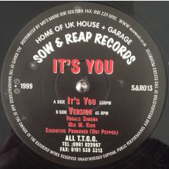 Michael King - Michael King - It's You - Sow & Reap Records