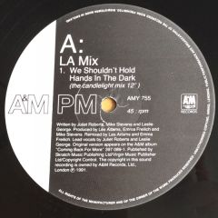 L.A. Mix - L.A. Mix - We Shouldn't Hold Hands In The Dark - A&M Records, A&M PM