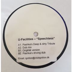 U-Facilities Vs. The Man - U-Facilities Vs. The Man - Speechless - Ignition Records