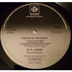 D.C. LaRue - D.C. LaRue - Forces Of The Night - Pye International