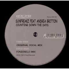 Sunfreakz Feat. Andrea Britton - Sunfreakz Feat. Andrea Britton - Counting Down The Days - Oxyd Records
