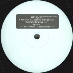 Oblique - Oblique - Species - Nocturnal Recordings