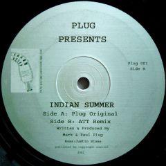 Plug  - Plug  - Indian Summer - Plug Recordings