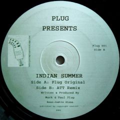 Plug  - Plug  - Indian Summer - Plug Recordings