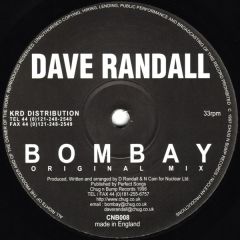 Dave Randall - Dave Randall - Bombay - Chug N Bump Records