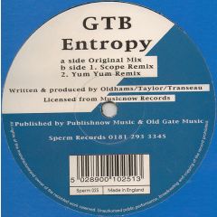 Gtb Aka Brian Transeau - Gtb Aka Brian Transeau - Entropy - Sperm