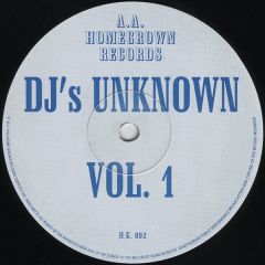 DJ Unknown - DJ Unknown - Volume 1 - Homegrown Records
