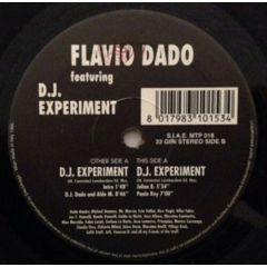 Flavio Dado - Flavio Dado - DJ Experiment - Metropol'E