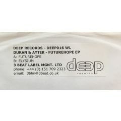 Duran & Aytek - Duran & Aytek - Futurehope EP - Deep Records