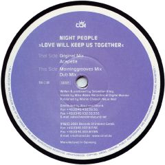 Night People - Night People - Love Will Keep Us Together - Tracks Of Interest