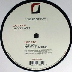 Rene Breitbarth - Rene Breitbarth - Discodancer EP - Shayan