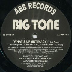 Big Tone Featuring Dwele - Big Tone Featuring Dwele - Whats Up - Abb Records