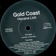 Gold Coast - Gold Coast - Havana Lick - Robs Records