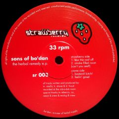 Sons Of Bo'Dan - Sons Of Bo'Dan - The Herbal Remedy E.P. - Strawberry Records