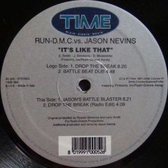 Run Dmc Vs Jason Nevins - Run Dmc Vs Jason Nevins - It's Like That - Time