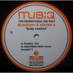 DJ Nukem & Steven S - DJ Nukem & Steven S - Body Control EP - Musiq