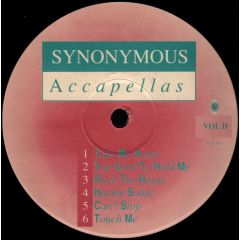 Synonymous Acapellas - Synonymous Acapellas - Volume 2 - Pink