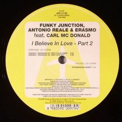 Funky Junction, Antonio Reale & Erasmo - Funky Junction, Antonio Reale & Erasmo - I Believe In Love Part 2 - Airplane Records