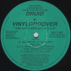DJ Druid + Vinylgroover - DJ Druid + Vinylgroover - The Kounter Attack E.P. - Hectic Records