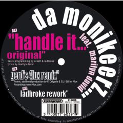 Da Monikeerz Ft Marylin David - Da Monikeerz Ft Marylin David - Handle It... - Diggers Records 1