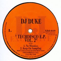 DJ Duke - DJ Duke - Techdisco E.P. Vol. 2 - DJ Exclusive