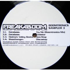 Freakaboom Presents - Freakaboom Presents - Boomtronics (Sampler 3) - Freakaboom