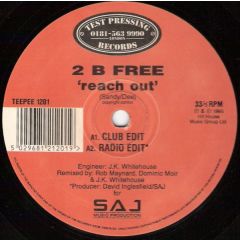 2 B Free - 2 B Free - Reach Out - Test Press Records