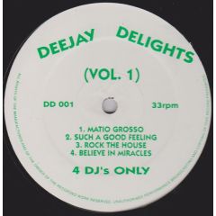 Various - Various - Deejay Delights Volume 1 - Deejay Delights