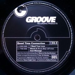 Good Time Connection - Good Time Connection - I Need Your Love - Groove Recording Products