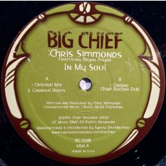 Chris Simmonds Ft B Royer - Chris Simmonds Ft B Royer - In My Soul - Big Chief 