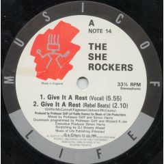 The She Rockers - The She Rockers - Give It A Rest - Music Of Life