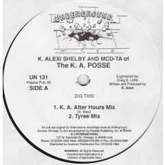 K Alexi Shelby & Mcd-Ta - K Alexi Shelby & Mcd-Ta - Dig This - Underground