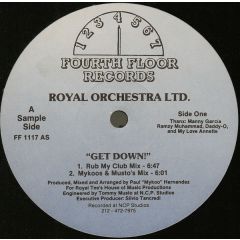 Royal Orchestra Ltd - Royal Orchestra Ltd - Get Down! - Fourth Floor