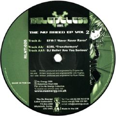 Sr3L / Efm-7 - Sr3L / Efm-7 - Transformers / Raver Raver Raver - Relentless Vinyl