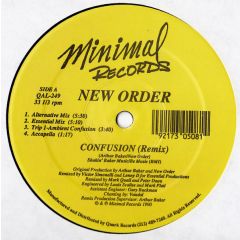 New Order - New Order - Confusion (1990 Remix) - Minimal