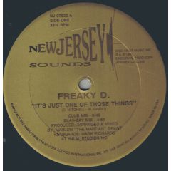 Freaky D - Freaky D - It's Just One Of Those Things - New Jersey Sounds