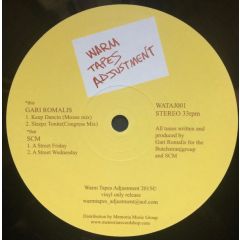 DJ SCM / Gari Romalis - DJ SCM / Gari Romalis - Warm Tapes Adjustment Vol. 1 - Warm Tapes Adjustment