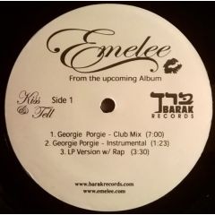 Emelee - Emelee - Head Over Heels - Barak Records