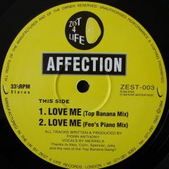 Affection - Affection - Love Me - Zest 4 Life