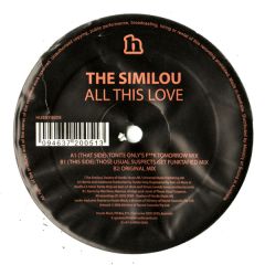 The Similou - The Similou - All This Love - Hussle Black