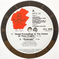 The 3 Knights & Standing Ovation - The 3 Knights & Standing Ovation - Burial Proceedings In The Coarse Of Three Knights - Music Of Life